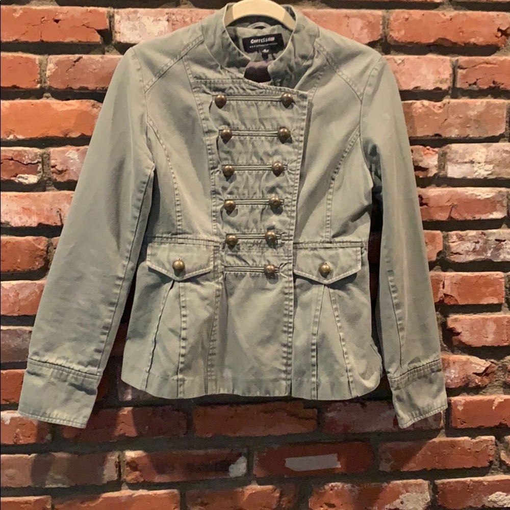Green military band jacket